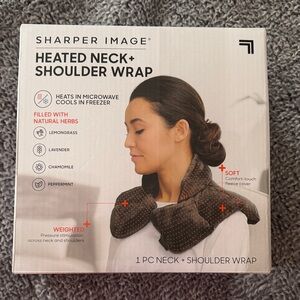Sharper Image Heated Neck & Shoulder Wrap